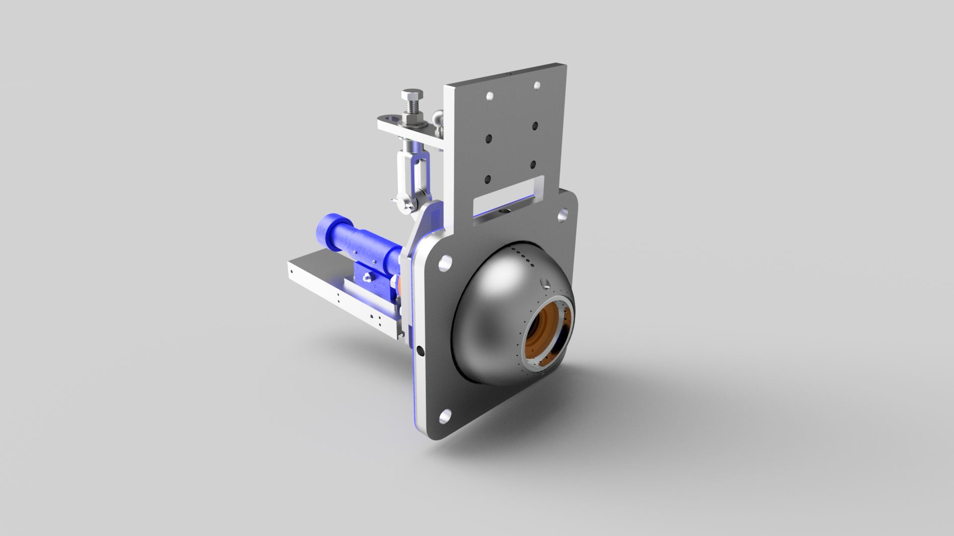 Furnatek thermal camera assembly - full three-quarter view